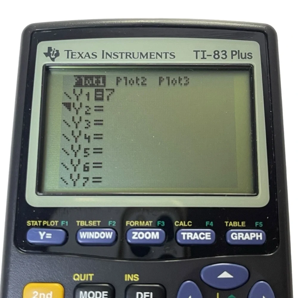 Texas Instruments TI-83 Plus Graphing Calculator With Cover TESTED WORKING EUC - Picture 14 of 16